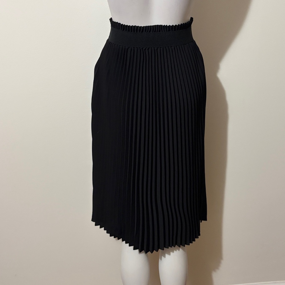 Babaton Black Midi Pleated Black Skirt Size XS - Picture 6 of 12